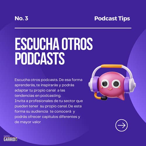 consejos para podcast escucha otros podcasts